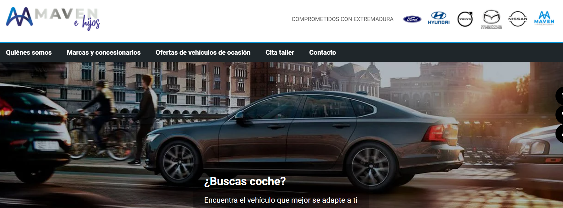 Maven e hijos, concesionario oficial, amplia gama de coches de todas las marcas descubre las promociones vía whatsapp