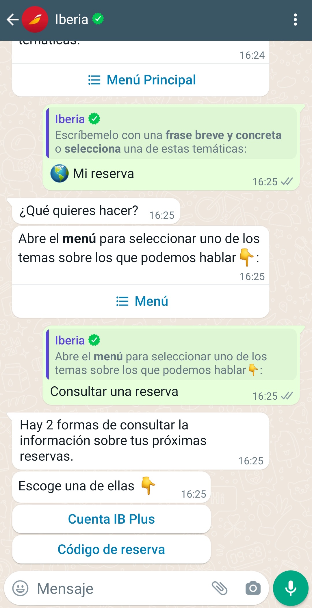 IBERIA Whatsapp API for Business