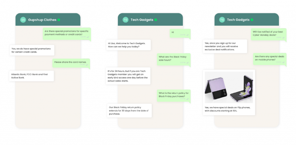 ofrece soporte en tiempo real, Utiliza WhatsApp API for Business